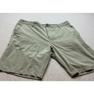 Linksoul Golf Shorts Perforated Breathable Olive Green Size 34 Performanc LS6170